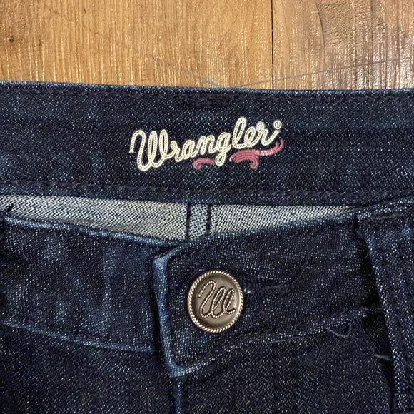 WOMEN'S WRANGLER RETRO® MAE WIDE LEG TROUSER JEAN IN AB WASH 5X34 - Picture 4 of 8